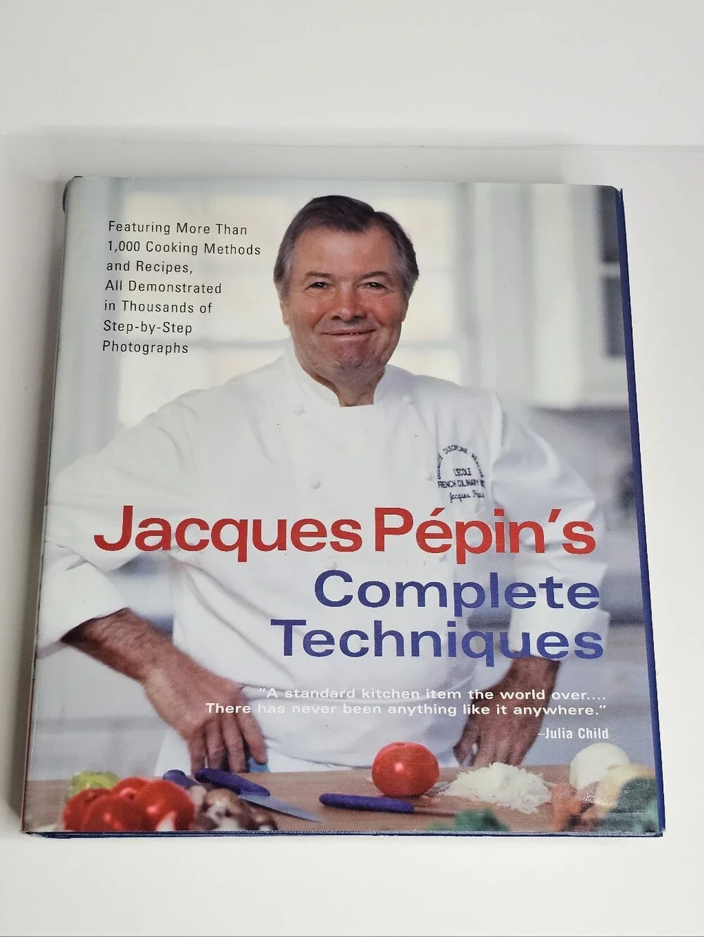 SIGNED Jacques Pepin's Complete Techniques Hardcover Cookbook French Cooking 1st